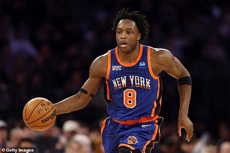 bone knicks|OG Anunoby has elbow surgery, Knicks say the forward will miss .